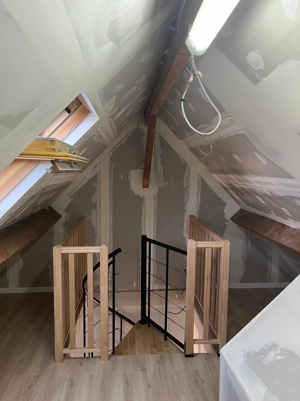 Aménagement des combles et création d’escalier - Après